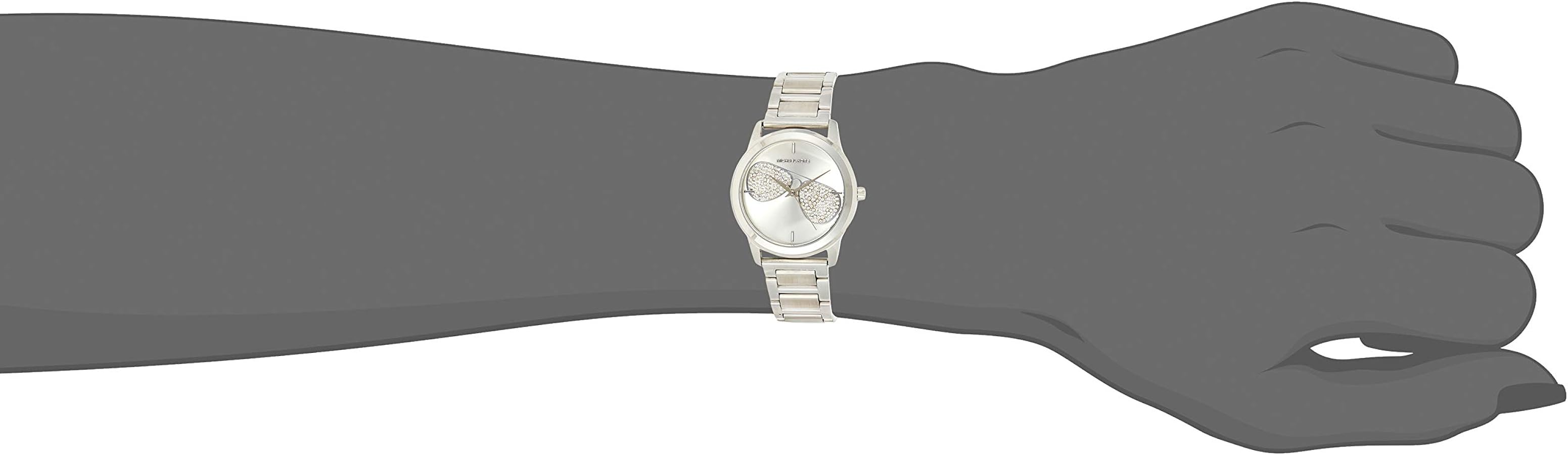 Michael Kors Harman Analog Silver Dial Silver Steel Strap Watch For Women - MK3672