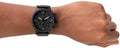 Fossil Nate Chronograph Black Dial Black Steel Strap Watch for Men - JR1401