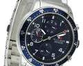 Tommy Hilfiger Jimmy Chronograph Quartz Blue Dial Silver Steel Strap Watch For Men - 1791949