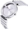 Gucci G Interlocking Silver Dial Silver Steel Strap Watch For Women - YA133308