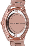 Marc Jacobs Tether Transparent Rose Gold Dial Rose Gold Steel Strap Watch for Women - MBM3414