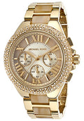 Michael Kors Camille Gold Dial Gold Steel Strap Watch for Women - MK5902
