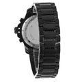 Movado Series 800 Chronograph Black Dial Black Steel Strap Watch For Men - 2600119