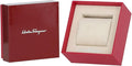 Salvatore Ferragamo F-80 Classic Green Dial Green Rubber Strap Watch for Men - SFHY02022