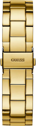 Guess G-Twist Gold Dial Gold Steel Strap Watch for Women - W1082L2