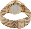 Tommy Hilfiger Brooklyn Grey Dial Gold Mesh Bracelet Watch for Men - 1791506