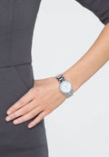 Michael Kors Parker Silver Dial Silver Steel Strap Watch for Women - MK5615