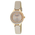Swarovski Lovely Crystals Mini Grey Dial Grey Leather Strap Watch for Women - 5261481