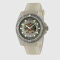 Gucci Dive Automatic White Dial White Rubber Strap Unisex Watch - YA136342