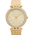 Michael Kors Darci Gold Dial Gold Steel Strap Watch for Women - MK3398