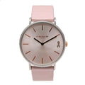 Coach Perry White Dial Pink Leather Strap Watch for Women - 14503128