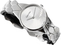 Calvin Klein Snake Silver Dial Silver Steel Strap Watch For Women - K6E23146