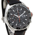 Tag Heuer Formula 1 Mario Kart Chronograph Black Dial Black Leather Strap Watch for Men - CAZ201E.FC6517