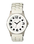 Marc Jacobs Pelly White Dial White Silicone Strap Watch for Women - MBM2503