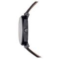 Swarovski Crystalline Wonder Black Dial Black Leather Strap Watch for Women - 5664311