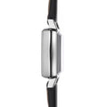 Tissot Lovely Square Quartz Diamonds Black Dial Black Leather Strap Watch For Women - T058.109.16.056.00