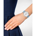 Tommy Hilfiger Brooke Silver Dial Blue Leather Strap Watch for Women - 1782023