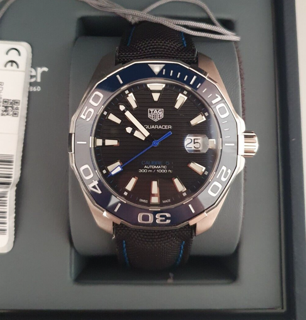 Tag Heuer Aquaracer Black Dial Watch for Men - WAY201C.FC6395