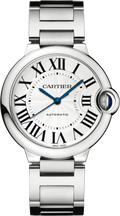 Cartier Ballon Bleu De Cartier Silver Dial Silver Steel Strap Watch for Women - WSBB0048