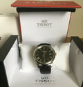 Tissot T Classic Dream Black Dial Black Leather Strap Watch for Men - T033.410.26.053.01