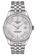 Tissot Ballade Powermatic 80 Cosc Silver Dial Silver Steel Strap Watch For Men - T108.408.11.037.00