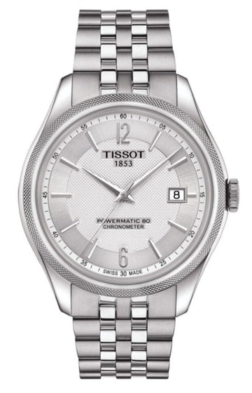 Tissot Ballade Powermatic 80 Cosc Silver Dial Silver Steel Strap Watch For Men - T108.408.11.037.00