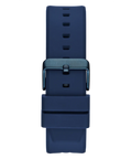 Guess Formula Multifunction Blue Dial Blue Silicone Strap Watch For Men - GW0579G3