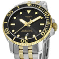 Tissot Seastar 1000 Powermatic 80 Black Dial Two Tone Steel Strap Watch For Men - T120.407.22.051.00