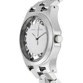 Marc Jacobs Henry Transparent Silver Dial Silver Steel Strap Watch for Women - MBM3205