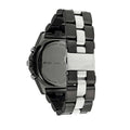 Marc Jacobs Blade Chronograph Black Dial Two Tone Steel Strap Watch for Women - MBM3179
