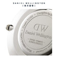 Daniel Wellington Classic Cornwall Black Dial Black Nylon Strap Watch For Women - DW00100149