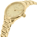 Burberry The Classic Champagne Dial Gold Steel Strap Watch for Women - BU10109