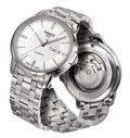 Tissot Automatics III Day Date White Dial Silver Steel Strap Watch For Men - T065.430.11.031.00