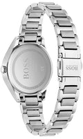 Hugo Boss Grand Course Blue Dial Silver Steel Strap Watch for Women - 1502583
