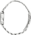 Guess Park Ave White Dial Silver Steel Strap Watch for Women - W0767L1