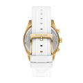 Michael Kors Hadyn Chronograph White Dial White Rubber Strap Watch for Women - MK7484