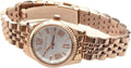 Michael Kors Lexington Quartz White Dial Rose Gold Steel Strap Watch For Women - MK3230