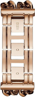 Guess Mod Heavy Metal Rose Gold Dial Rose Gold Steel Strap Watch For Women - W1117L3