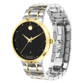 Movado 1881 Automatic Black Dial Two Tone Steel Strap Watch For Men - 0606916
