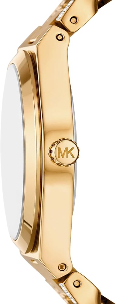 Michael Kors Lennox Pavé Crystals Silver Dial Two Tone Steel Strap Watch for Women - MK7487