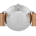 Coach Charles Black Dial Brown Leather Strap Watch for Men - 14602155