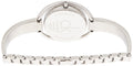 Calvin Klein Impetuous Black Dial Silver Steel Strap Watch for Women - K4F2N111