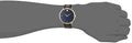 Movado Ultra Slim Blue Dial Brown Leather Strap Watch For Men - 0607088