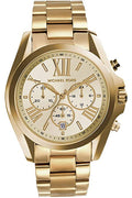 Michael Kors Bradshaw Gold Dial Gold Steel Strap Watch for Women - MK5798