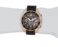Marc Jacobs Rock Chronograph Black Dial Black Silicone Strap Watch for Women - MBM2553