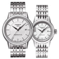 Tissot Carson Powermatic 80 Silver Dial Silver Steel Strap Watch For Men - T085.407.11.011.00