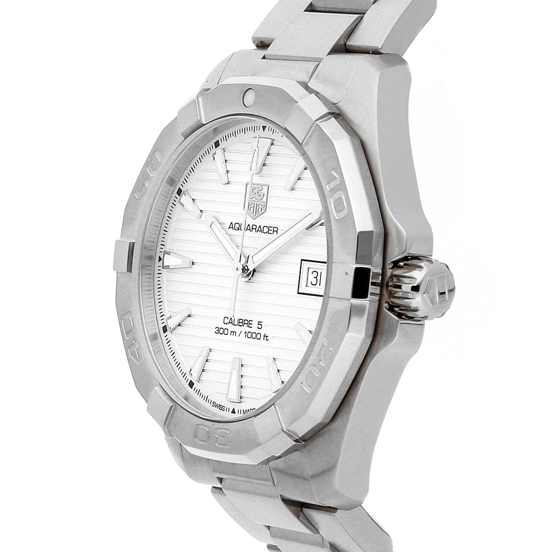 Tag Heuer Aquaracer White Dial Watch for Men - WAY2111.BA0928