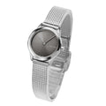 Calvin Klein Minimal Grey Dial Silver Mesh Bracelet Watch for Women - K3M231Y3