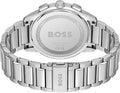 Hugo Boss Dapper Chronograph Blue Dial Silver Steel Strap Watch For Men - 1513927