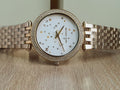 Michael Kors Darci White Dial Gold Steel Strap Watch for Women - MK3727